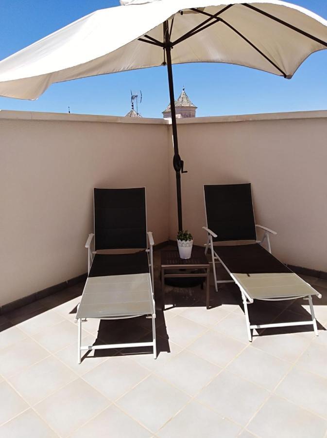 Centro Malaga Atico Valdeazores Gran Terraza Privada Bagian luar foto